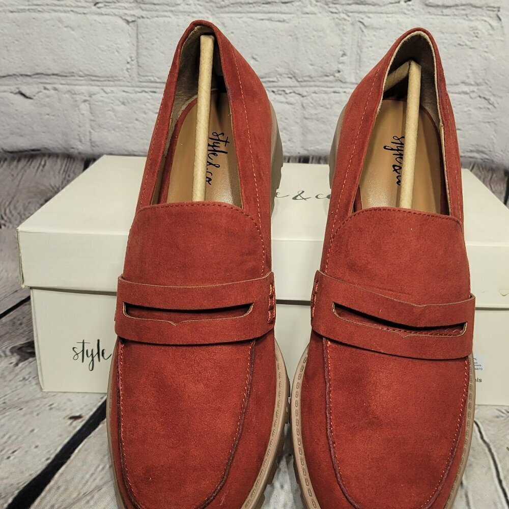 Style & Co. Olivviaa Faux Leather Loafer